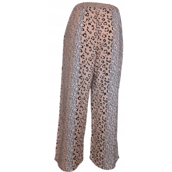 Spodnie palazzo letnie wiskoza S /M kwiaty