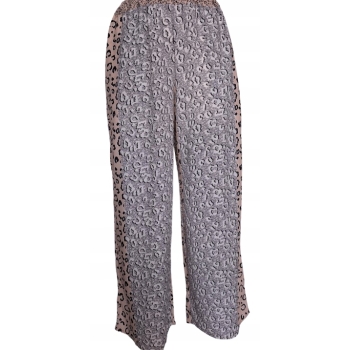 Spodnie palazzo letnie wiskoza S /M kwiaty