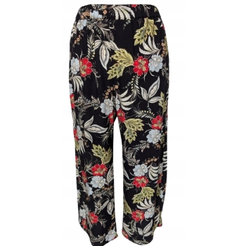 Spodnie palazzo letnie wiskoza S/M kwiaty