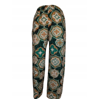 Spodnie palazzo letnie wiskoza S/M kwiaty