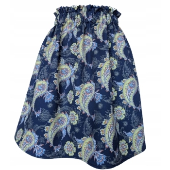 Spódniczka na gumie granatowa wzory