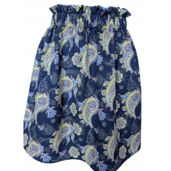 Spódniczka na gumie granatowa wzory