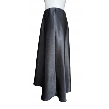 Spódnica spódniczka satynowa czarna S/M 36/38 na gumce