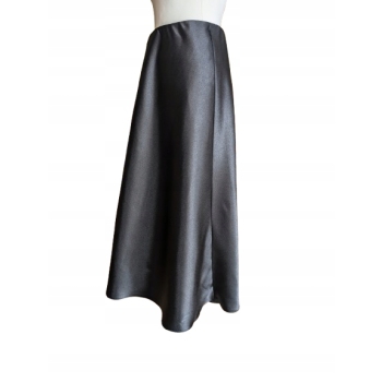 Spódnica spódniczka satynowa czarna S/M 36/38 na gumce