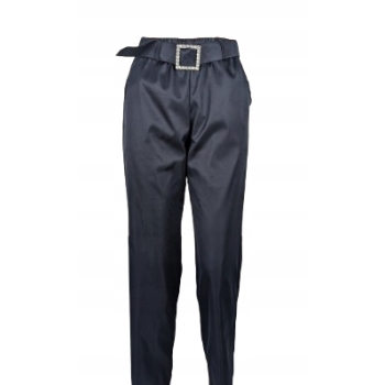 Spodnie galowe eleganckie klasyczne granatowe