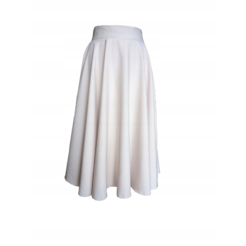 Spódnica koło Midi Jasny beż na wymiar