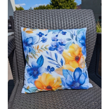 Poduszka ogrodowa wodoodporna Oxford 40x40cm kwiaty