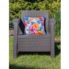 Poduszka ogrodowa wodoodporna Oxford 40x40cm kwiaty