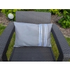 Poduszka ogrodowa wodoodporna Oxford 40x60cm szara
