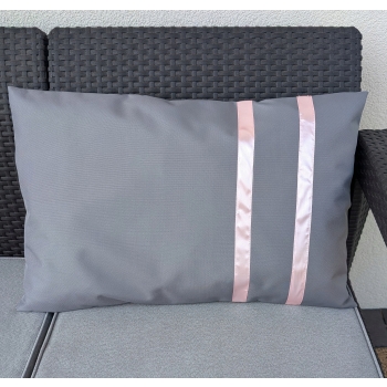 Poduszka ogrodowa wodoodporna Oxford 40x60cm szara