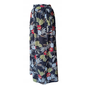 Spódnica plażowa pareo kwiaty wiskoza wiązanie S M