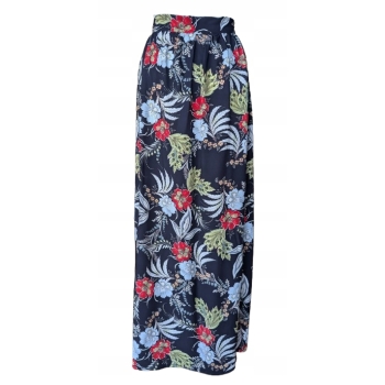 Spódnica plażowa pareo kwiaty wiskoza wiązanie S M