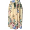Spódnica plażowa pareo kwiaty wiskoza wiązanie S M