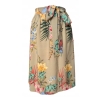 Spódnica plażowa pareo kwiaty wiskoza wiązanie S M