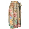 Spódnica plażowa pareo kwiaty wiskoza wiązanie S M