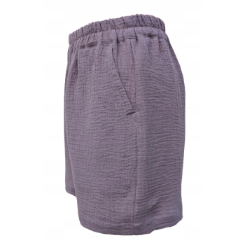 Bawełniane spodenki 36 S muślinowe indyjski róż Produkcja Polska