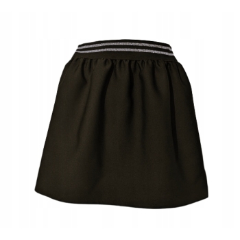 Spódniczka dziewczęca galowa czarna na gumie uniwersalna