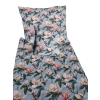 Pościel bawełniana poszewki 160x200cm na prezent 3 elementy kwiaty