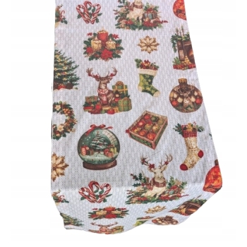 Bieżnik świąteczny 45x195cm Polska produkcja Boże Narodzenie