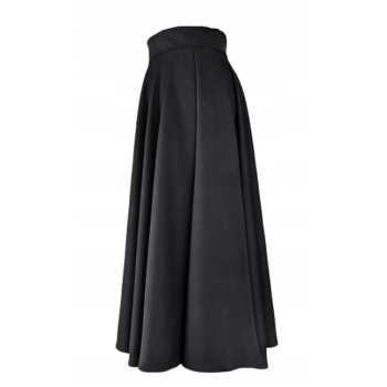 Spódnica Midi czarna na wymiar Polska Produkcja rozkloszowana koło