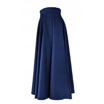 Spódnica Midi granatowa na wymiar Polska Produkcja galowa rozkloszowana SML