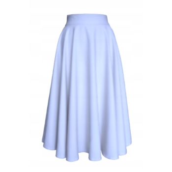 Spódnica MAXI elegancka czarna czerwona biała szyta na wymiar miarę S M L