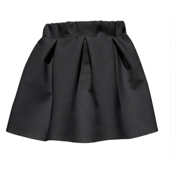 Spódniczka czarna kontrafałdy na gumie galowa szyta na miarę