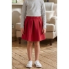Spódniczka czerwona kontrafałdy na gumie szyta na miarę wymiar 122-146